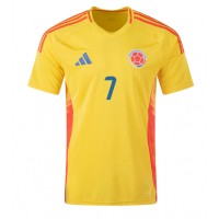 Kolumbien Luis Diaz #7 Fußballbekleidung Heimtrikot Copa America 2024 Kurzarm